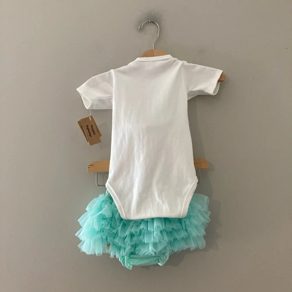 $18 ADD ON girls set glitter tulle skirt 12-18M Zara‎ Mini Boden rufflebutts h&m